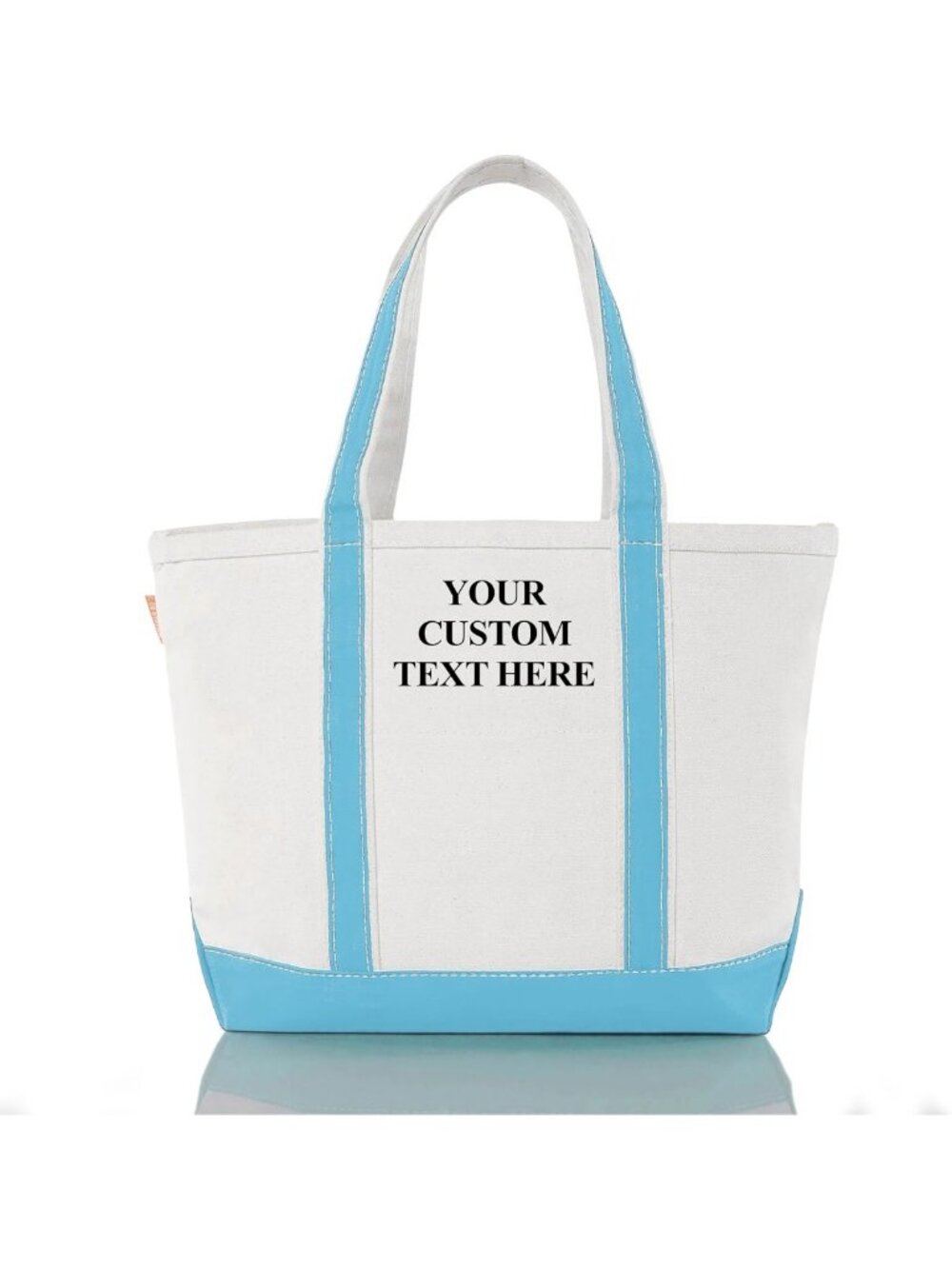Personalized Monogram Canvas Tote Bag for Women - Custom Gift for Birthday